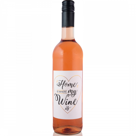 PR 02  Home is where my Wine is  - rose
